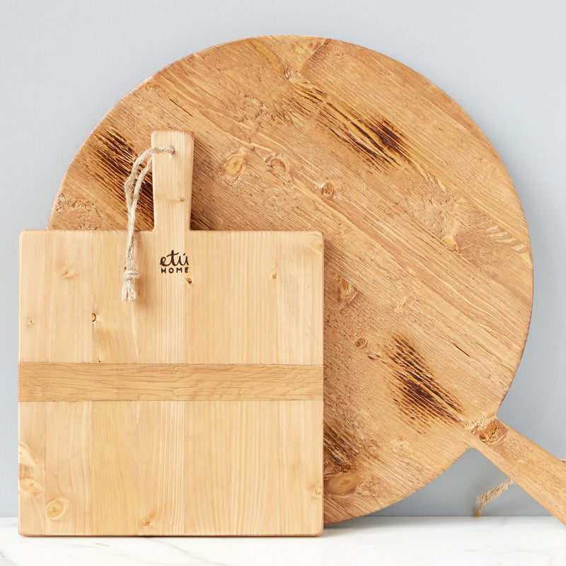 Etu Home Pine Square Charcuterie Board