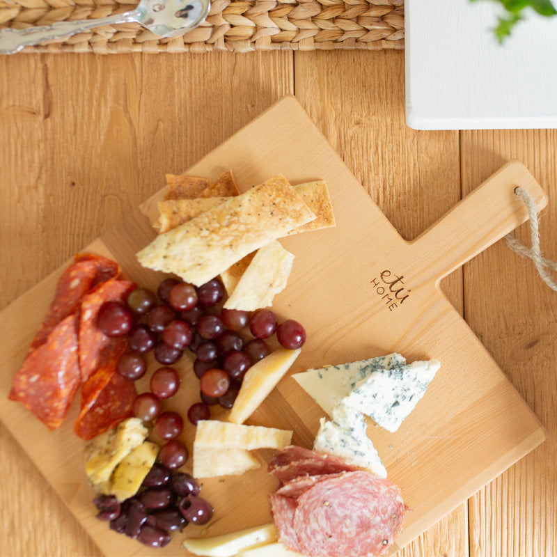 Etu Home Pine Square Charcuterie Board