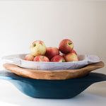 Etu Home Distressed White Dough Bowl