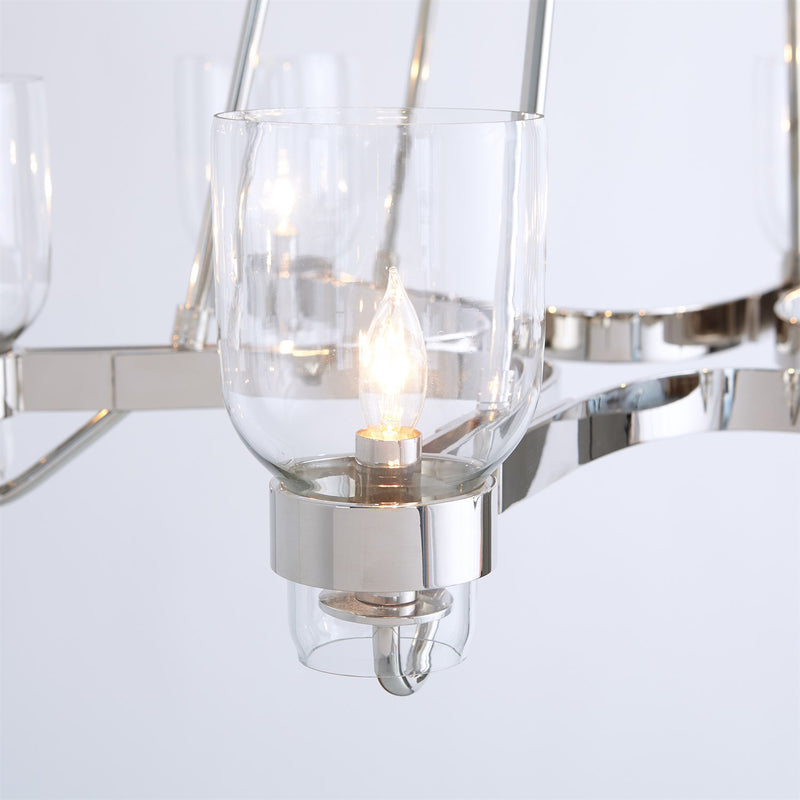 Global Views Six Light Chandelier - Final Sale