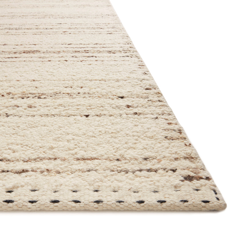 Loloi Roman Ivory/Pebble Hand Woven Rug