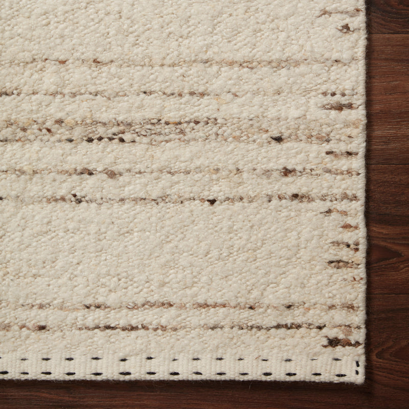 Loloi Roman Ivory/Pebble Hand Woven Rug