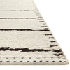 Loloi Roman Ivory/Black Hand Woven Rug