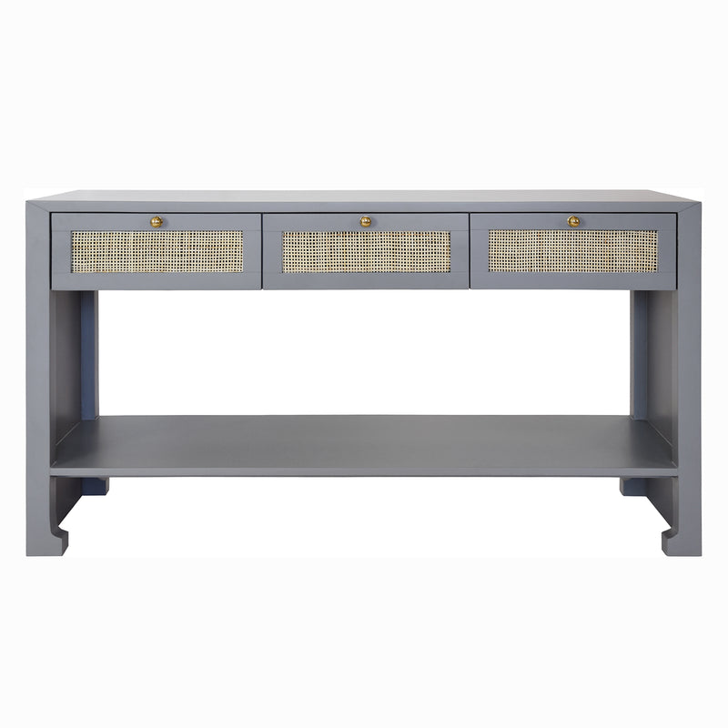 Worlds Away Rosaline 3 Drawer Console Table