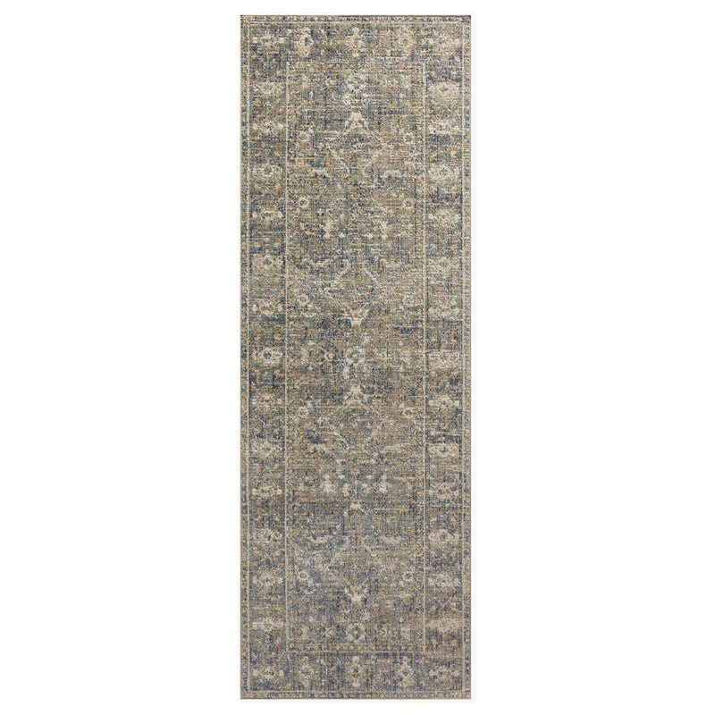 Chris Loves Julia × Loloi Rosemarie Sand/Lagoon Power Loomed Rug