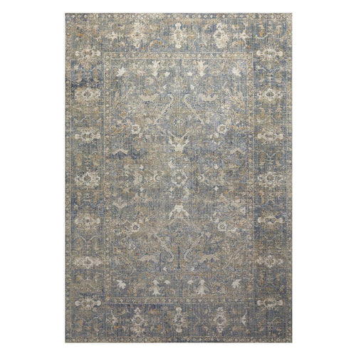 Chris Loves Julia × Loloi Rosemarie Sand/Lagoon Power Loomed Rug