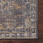 Chris Loves Julia × Loloi Rosemarie Graphite/Multi Power Loomed Rug