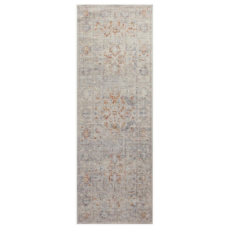 Chris Loves Julia × Loloi Rosemarie Oatmeal/Lavender Power Loomed Rug