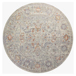 Chris Loves Julia × Loloi Rosemarie Oatmeal/Lavender Power Loomed Rug