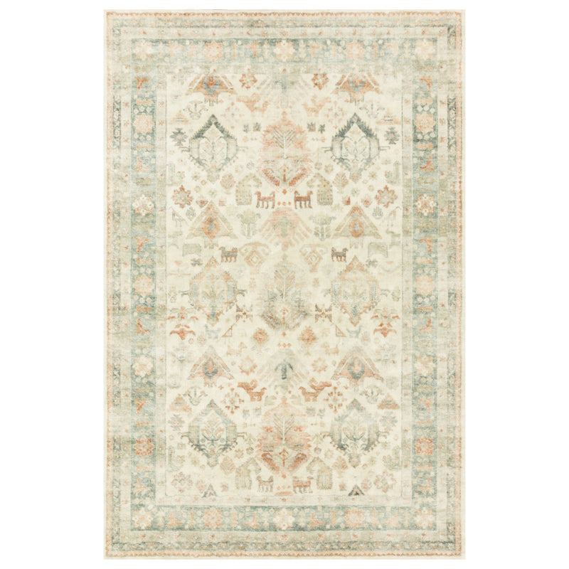 Loloi II Rosette Beige/Multi Power Loomed Rug