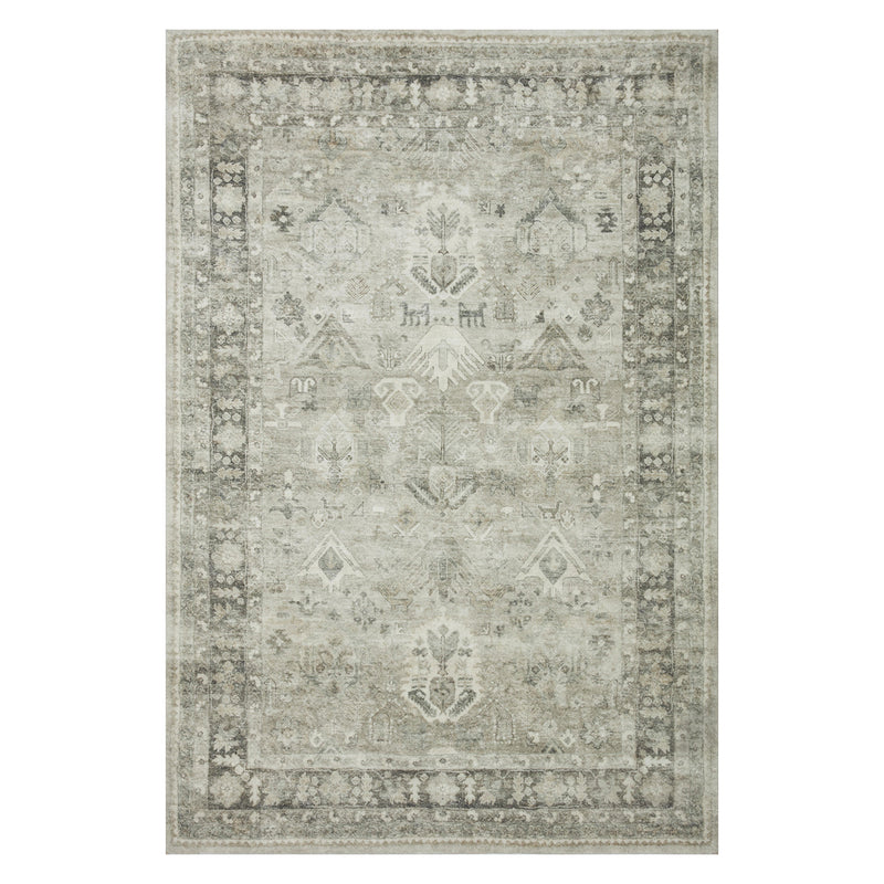 Loloi II Rosette Steel/Graphite Power Loomed Rug