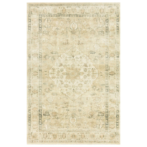 Loloi II Rosette Sand/Ivory Power Loomed Rug