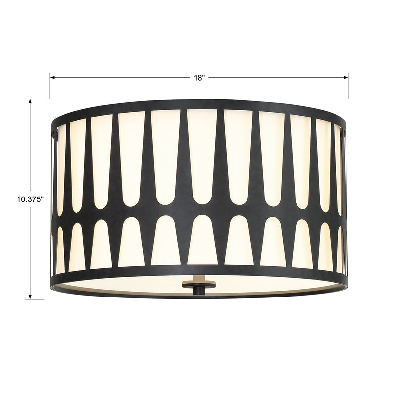 Crystorama Royston Flush Ceiling Mount