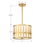 Crystorama Royston 3-Light Pendant