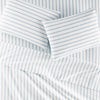 Peacock Alley Ribbon Stripe Percale Sheet Set