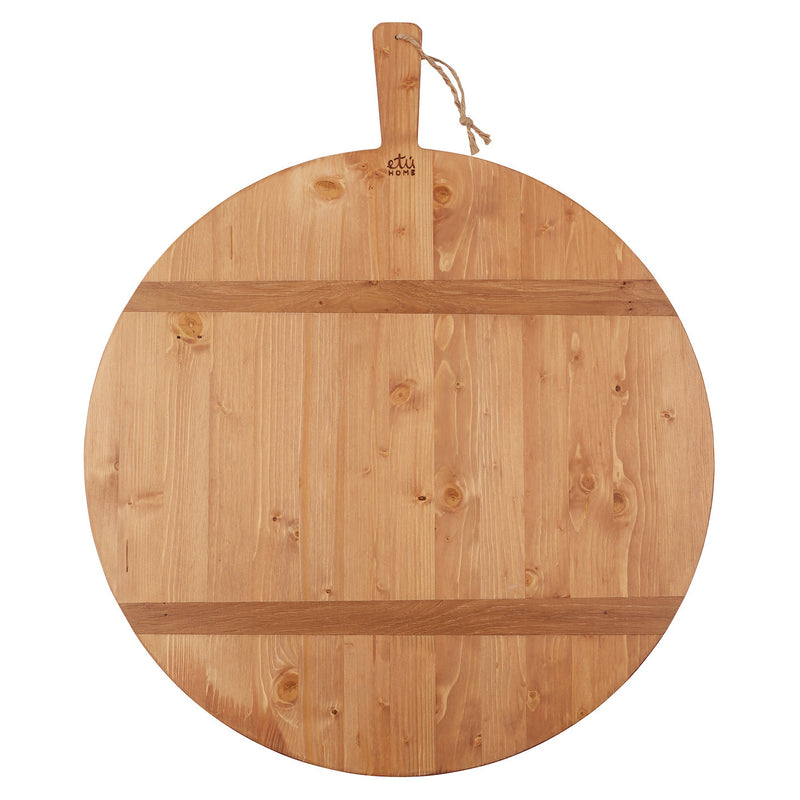 Etu Home Pine Round Charcuterie Board