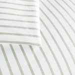 Peacock Alley Ribbon Stripe Percale Sheet Set