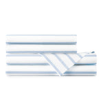 Peacock Alley Ribbon Stripe Percale Sheet Set