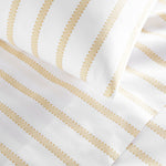 Peacock Alley Ribbon Stripe Percale Sheet Set