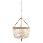 Ro Sham Beaux Malibu 24 Brass/ Mother of Pearl Chandelier