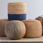 Jaipur Living Saba Oliana Jute Pouf