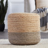 Jaipur Living Saba Oliana Jute Tall Pouf