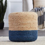 Jaipur Living Saba Oliana Jute Tall Pouf