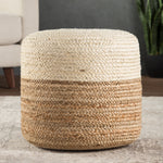 Jaipur Living Saba Oliana Jute Tall Pouf