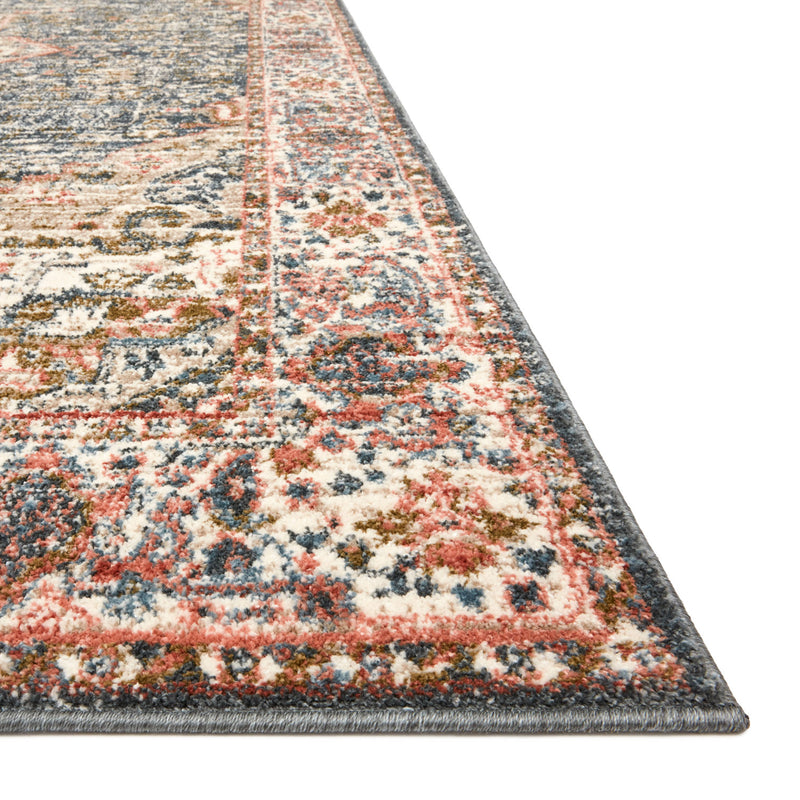 Loloi II Saban Blue/Multi Power Loomed Rug