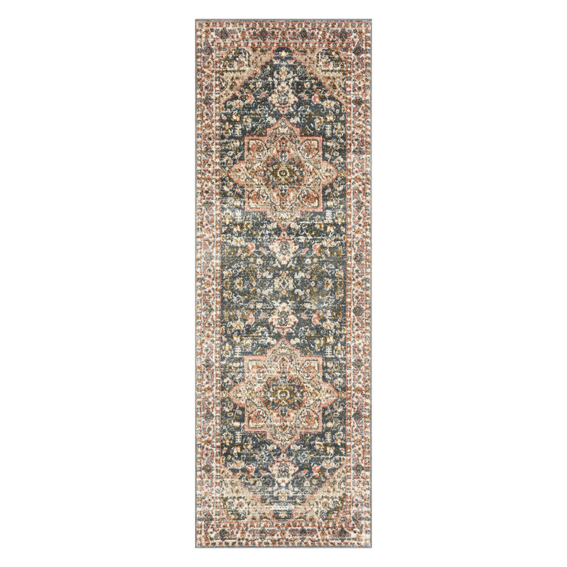 Loloi II Saban Blue/Multi Power Loomed Rug