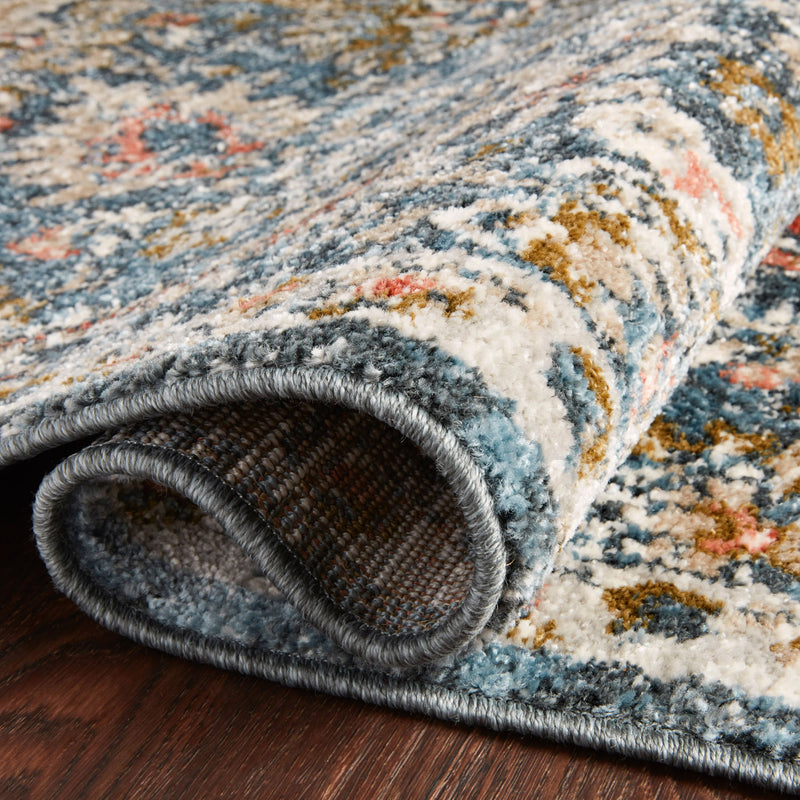 Loloi II Saban Blue/Sand Power Loomed Rug