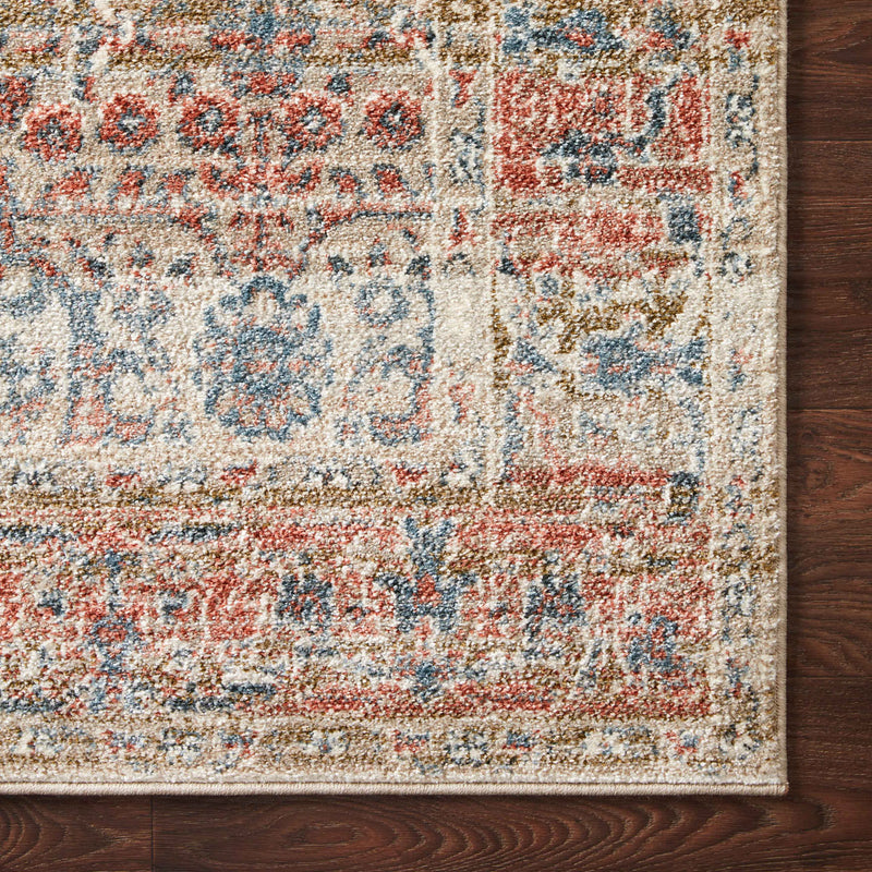 Loloi II Saban Sand/Rust Power Loomed Rug