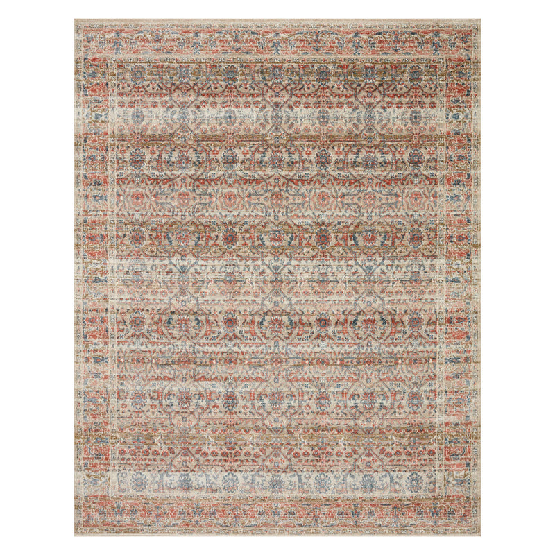 Loloi II Saban Sand/Rust Power Loomed Rug