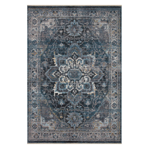 Loloi II Samra Denim/Gray Power Loomed Rug