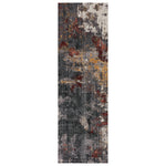 Loloi II Samra Dark Gray/Spice Power Loomed Rug