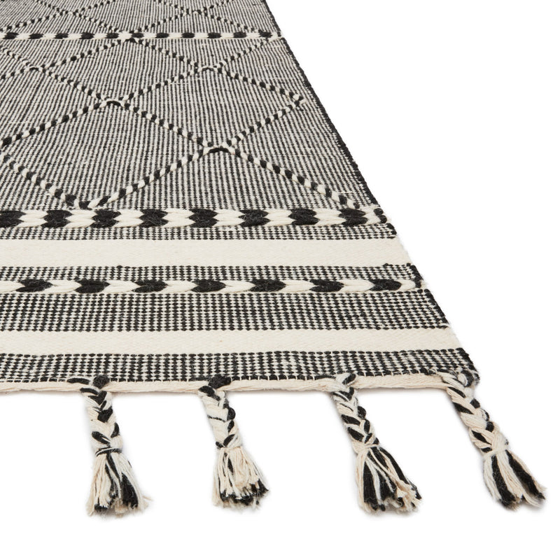 Loloi II Sawyer Black Hand Loomed Rug