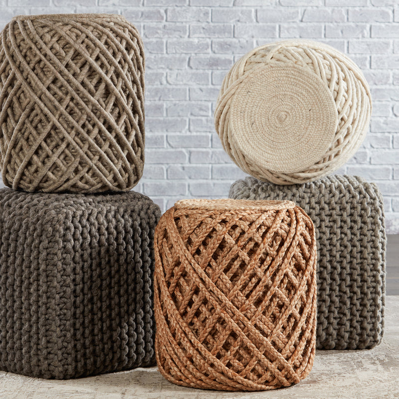 Jaipur Living Scandinavia Guna Pouf