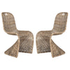 Platt Wicker Dining Chair Set of 2