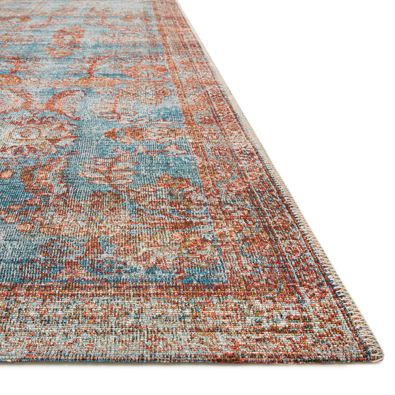 Loloi Sebastian Ocean/Spice Power Loomed Rug