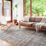 Loloi Sebastian Ocean/Spice Power Loomed Rug