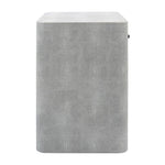 Fay Faux Shagreen Nightstand