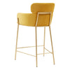 Jeffery Velvet Counter Stool