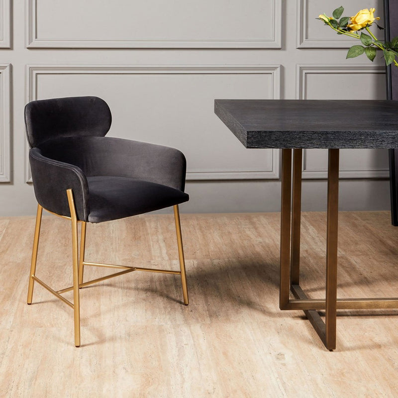 Jeffery Velvet Dining Chair