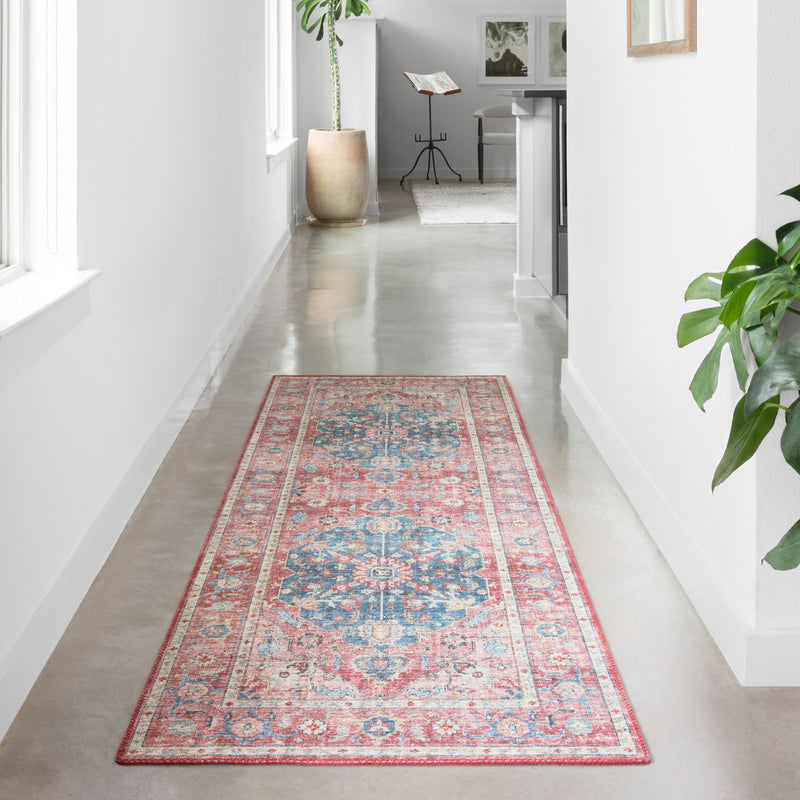 Loloi II Skye Brick/Ocean Power Loomed Rug