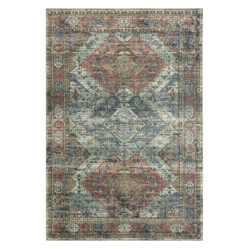 Loloi II Skye Apricot/Mist Power Loomed Rug