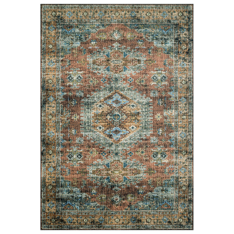 Loloi II Skye Terracotta/Sky Power Loomed Rug