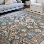 Loloi II Skye Sea/Rust Power Loomed Rug