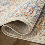 Loloi II Sorrento Ivory/Multi Power Loomed Rug