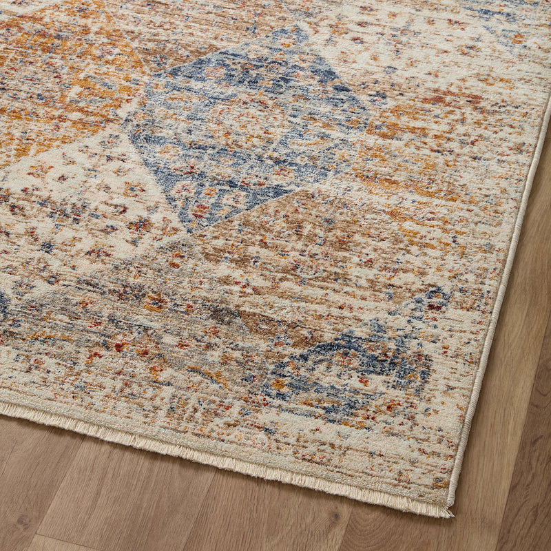 Loloi II Sorrento Ivory/Multi Power Loomed Rug