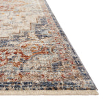 Loloi II Sorrento Ivory/Fiesta Power Loomed Rug